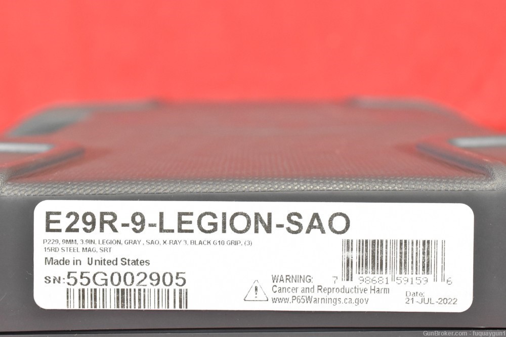 Sig P229 Legion SAO 9MM 3.9" 15rd E29R-9-LEGION-SAO P229-P229-229-img-9