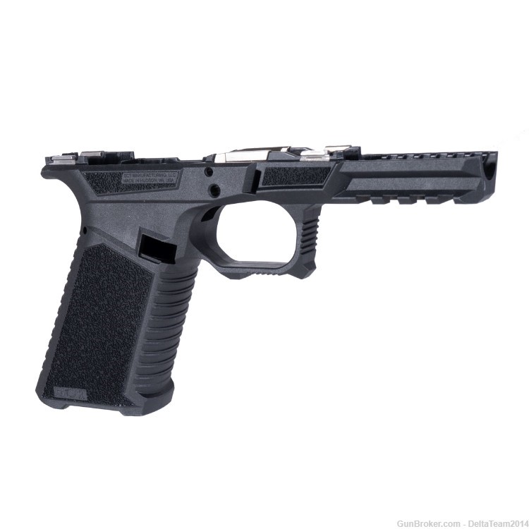 SCT Manufacturing Stripped Glock 17 Compatible Full Sized Frame - Black-img-2