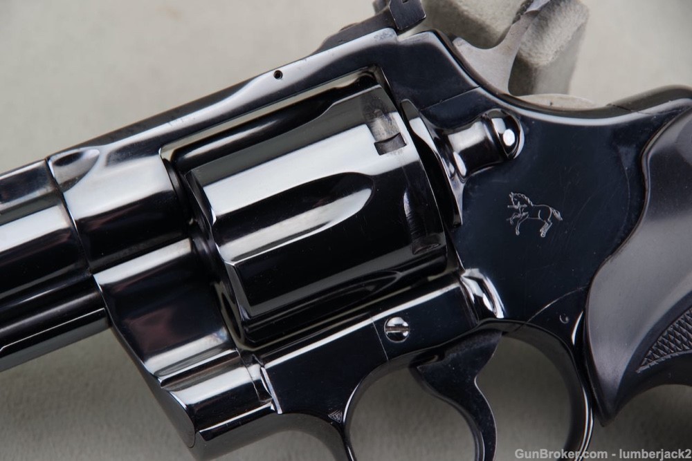 1979 Colt Python 357 Magnum 8'' Royal Blue Early Long Tube Python-img-9
