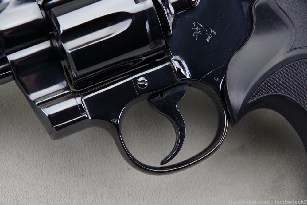1979 Colt Python 357 Magnum 8'' Royal Blue Early Long Tube Python-img-11