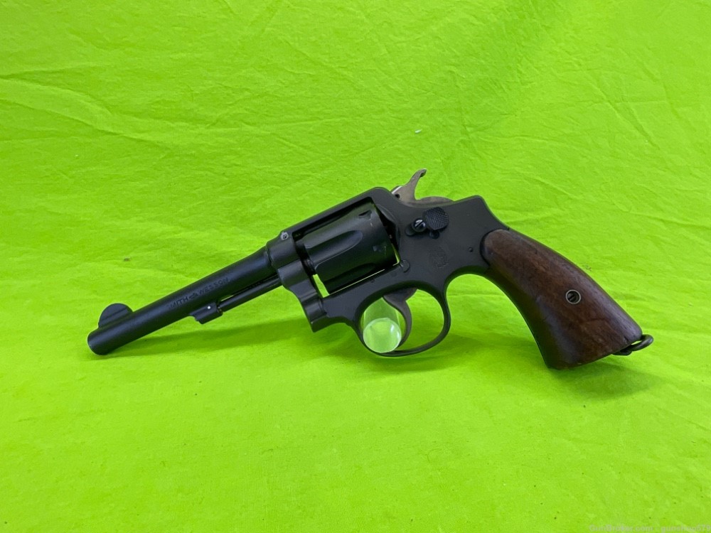 Smith And Wesson Pre Model 10 Parkerized 38 S&W Revolver Victory Lend Lease-img-0