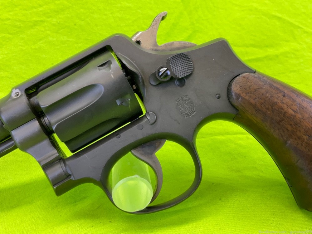 Smith And Wesson Pre Model 10 Parkerized 38 S&W Revolver Victory Lend Lease-img-5