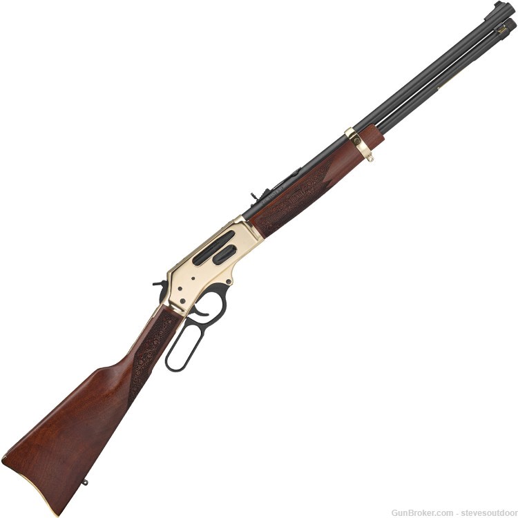 Henry Side Gate Brass .30-.30 Win Lever Action Rifle - NEW-img-0