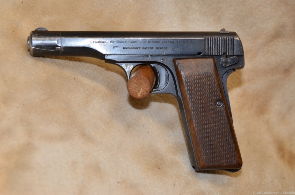 Browning FN 1922  32acp German Marked with leather holster-img-1