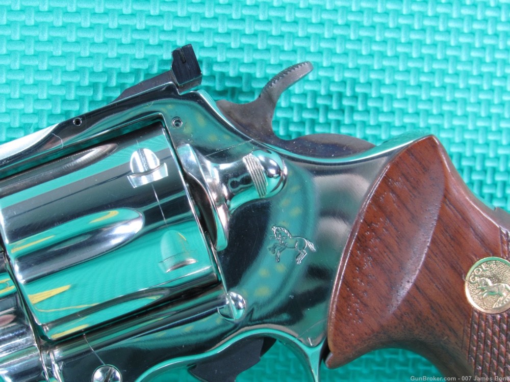 Rare NIB Colt Trooper MK III 357 Magnum Nickel 8” Unfired w/Factory Box-img-11