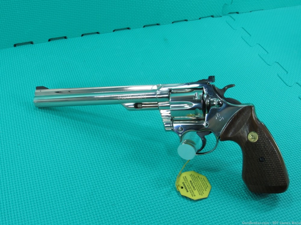 Rare NIB Colt Trooper MK III 357 Magnum Nickel 8” Unfired w/Factory Box-img-2