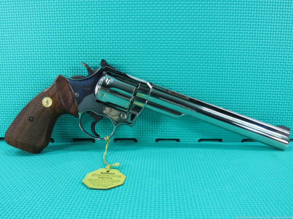 Rare NIB Colt Trooper MK III 357 Magnum Nickel 8” Unfired w/Factory Box-img-15