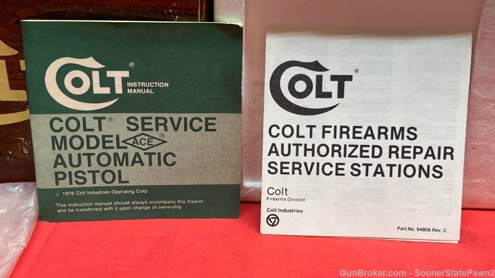 Colt 1911 Service Model ACE 22lr 5.00" Semi-Auto Pistol - Original Box 1980-img-37