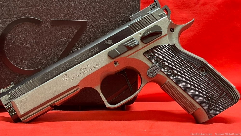 CZ-USA 75 Bull Shadow 2 9mm 4.89" Semi-Auto Pistol - Custom Shop - 3 Mags-img-1