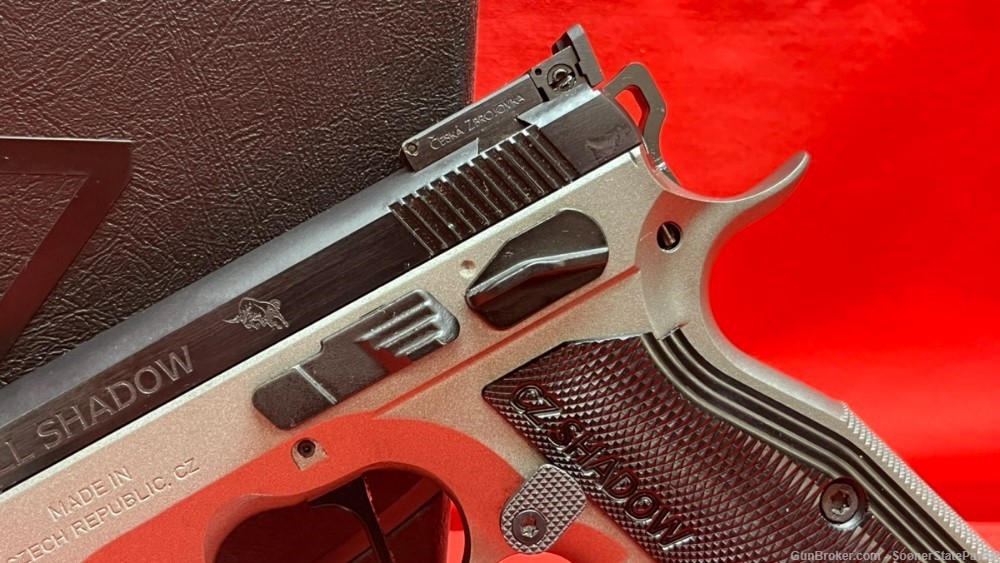 CZ-USA 75 Bull Shadow 2 9mm 4.89" Semi-Auto Pistol - Custom Shop - 3 Mags-img-3