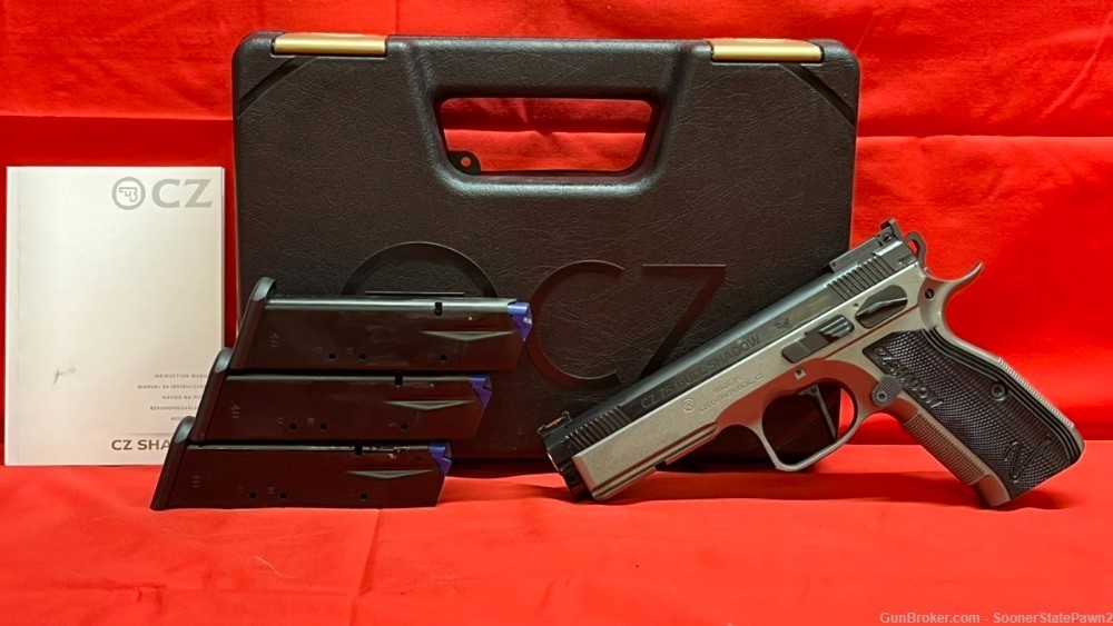 CZ-USA 75 Bull Shadow 2 9mm 4.89" Semi-Auto Pistol - Custom Shop - 3 Mags-img-0