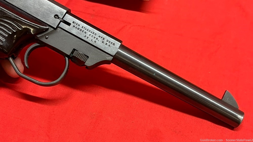 High Standard The Plinker 22lr 6.50" Semi-Auto Pistol w/ Original Box-img-6