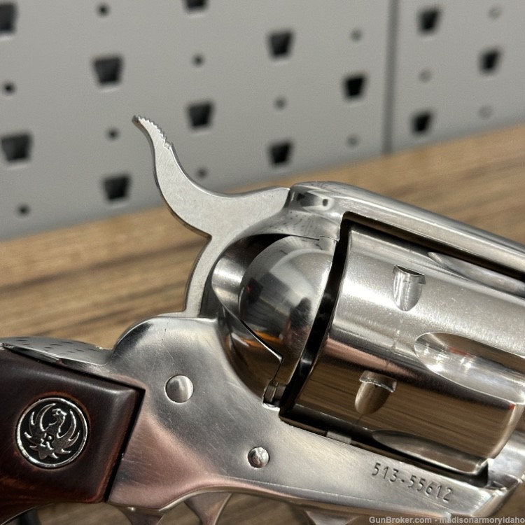 Ruger New Vaquero .45 Colt 5.5" High Gloss Stainless 6rd PENNY AUCTION!-img-24