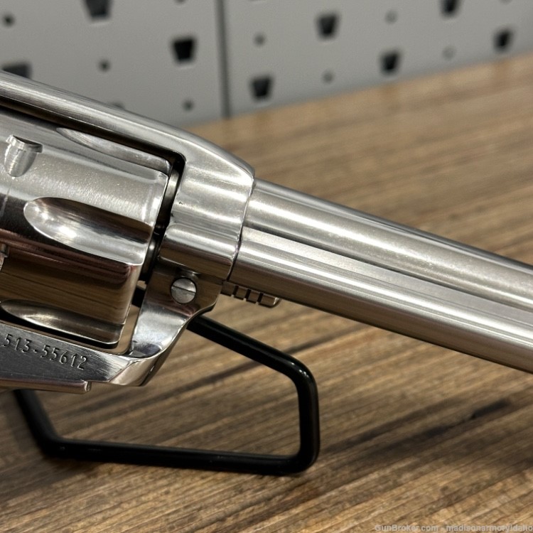 Ruger New Vaquero .45 Colt 5.5" High Gloss Stainless 6rd PENNY AUCTION!-img-27