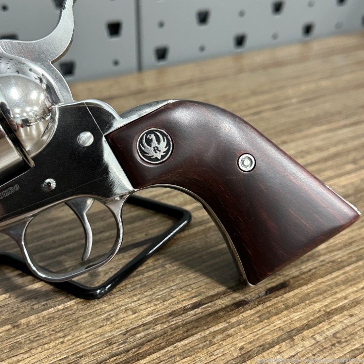 Ruger New Vaquero .45 Colt 5.5" High Gloss Stainless 6rd PENNY AUCTION!-img-10