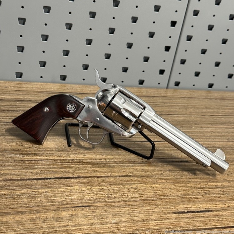Ruger New Vaquero .45 Colt 5.5" High Gloss Stainless 6rd PENNY AUCTION!-img-18