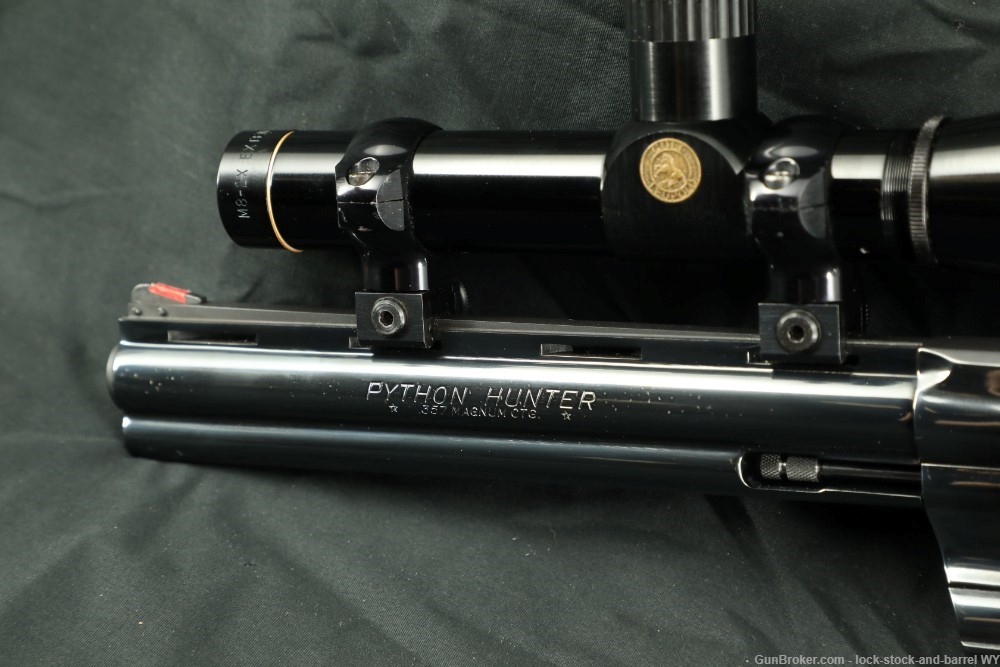 Colt Python Hunter W/ Original Scope .357 Mag 8” Barrel DA Revolver-img-7