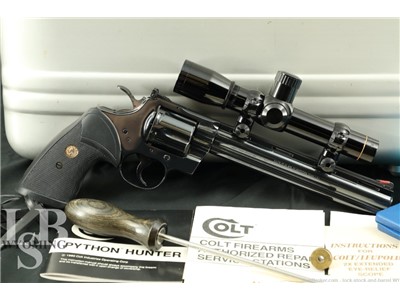 Colt Python Hunter W/ Original Scope .357 Mag 8” Barrel DA Revolver