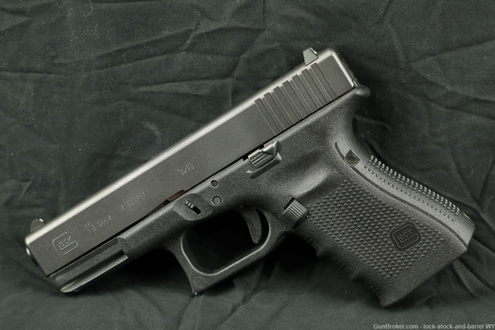 Glock 19 G19 9mm 4” Gen 4 Semi-Auto Pistol w/ Original Case-img-6