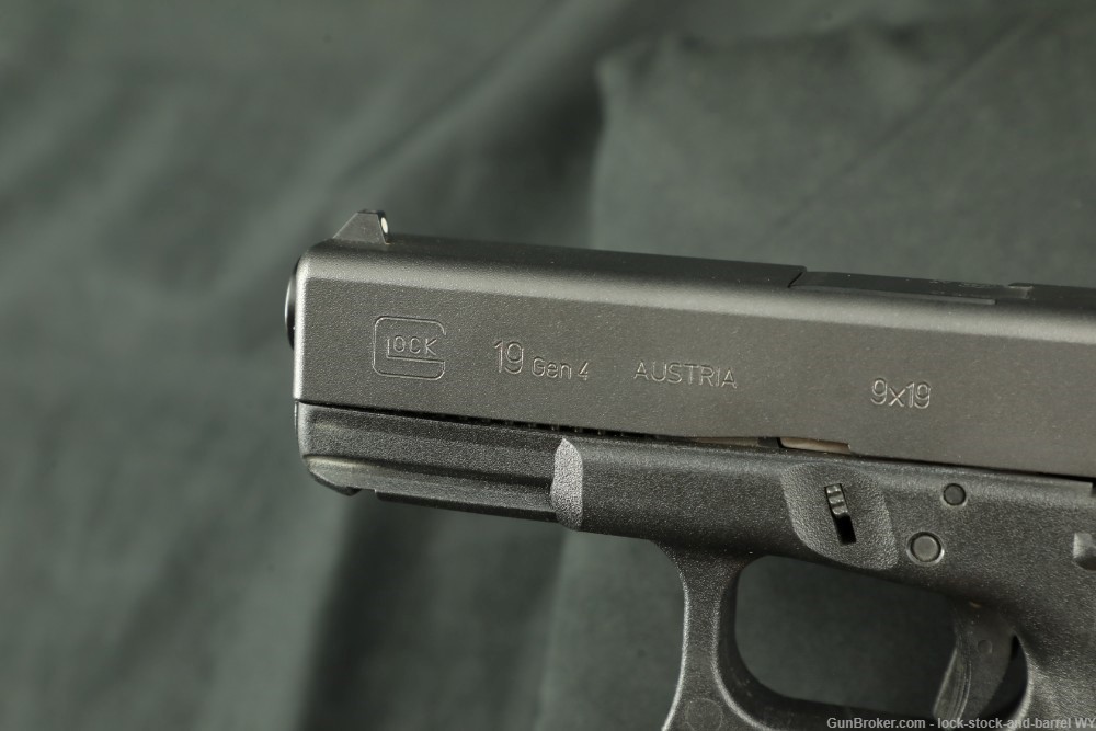 Glock 19 G19 9mm 4” Gen 4 Semi-Auto Pistol w/ Original Case-img-24
