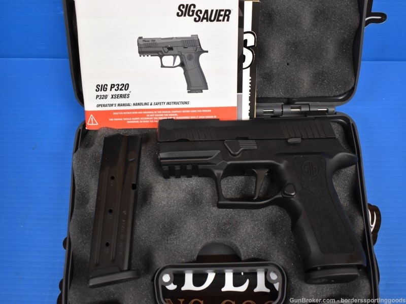 SIG SAUER P320 XCOMPACT 9mm 3.6" w/factory case+(2) mags+manual+optic ready-img-14