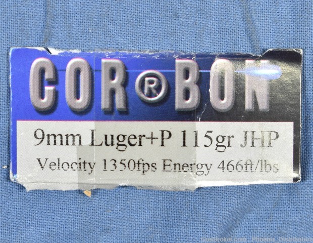 [100 RNDS] CORBON - 9MM [115 GR JHP]-img-0