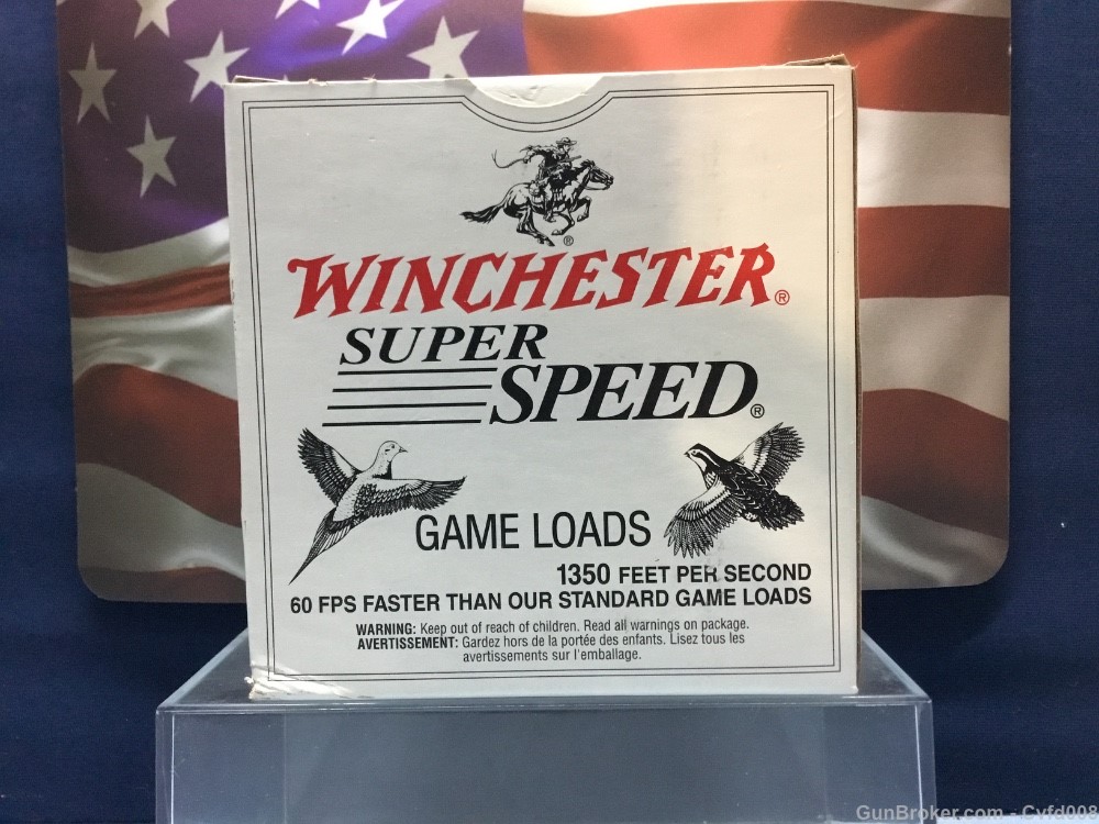Winchester Vintage Super Speed 12Ga 2 3/4 6 Sh. Full Bx. See Photos-img-0