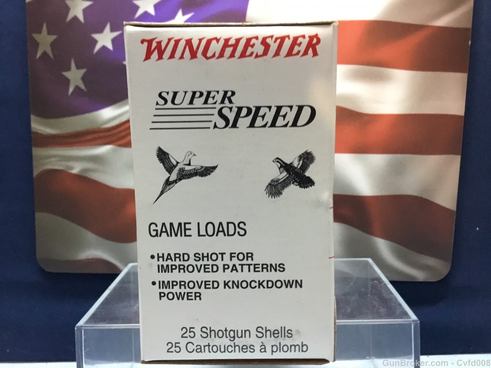 Winchester Vintage Super Speed 12Ga 2 3/4 6 Sh. Full Bx. See Photos-img-2