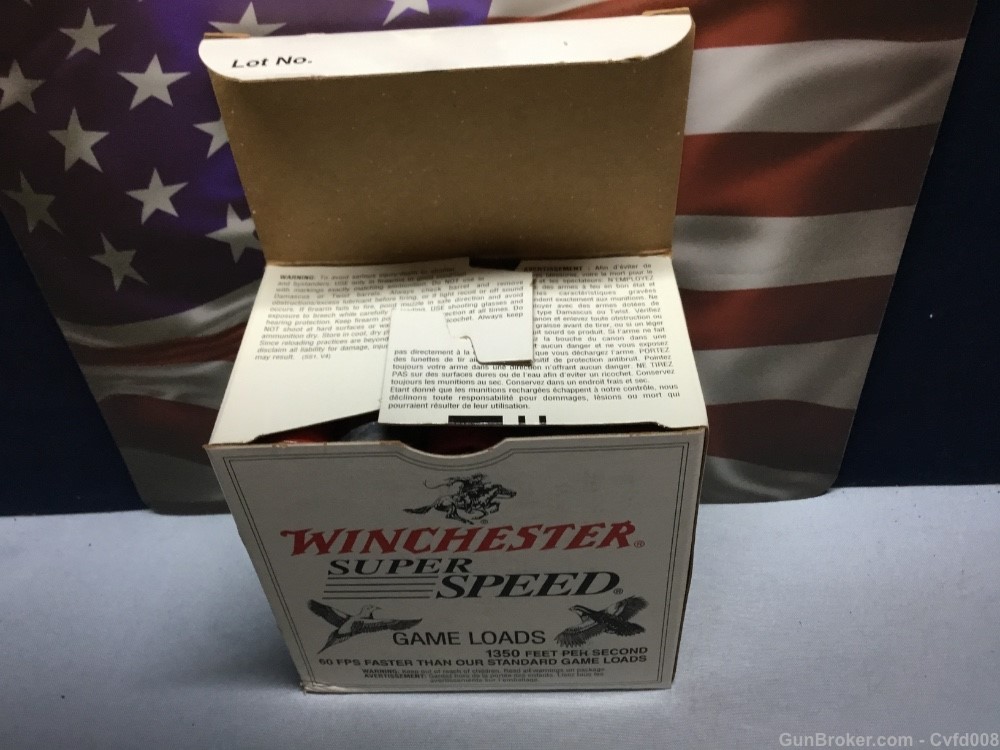 Winchester Vintage Super Speed 12Ga 2 3/4 6 Sh. Full Bx. See Photos-img-5