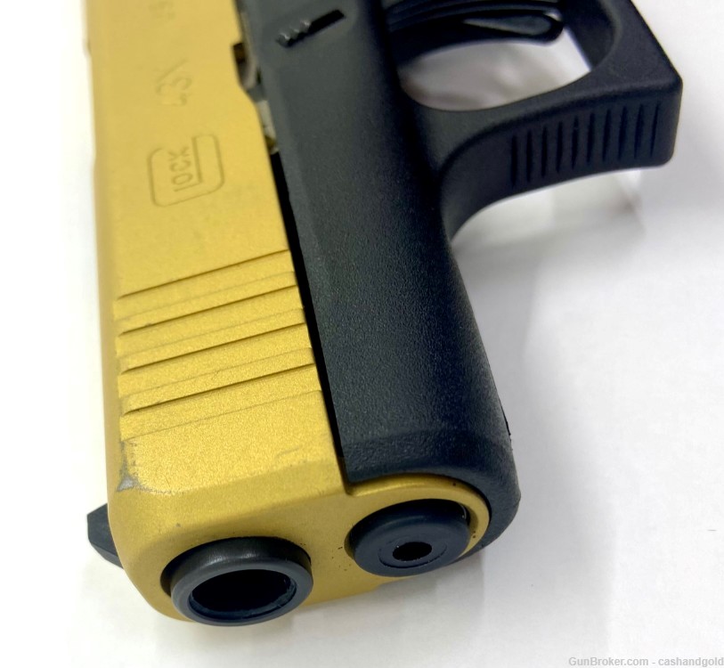 Glock 43X 9mm 3.41in 10-Round Gold Slide Semi-Auto Pistol – Apollo Custom-img-4