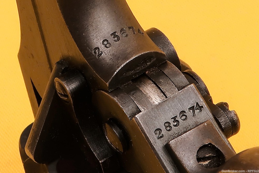 1917 British Webley Mk VI (Mark 6) Service Revolver - 455 Webley -img-8