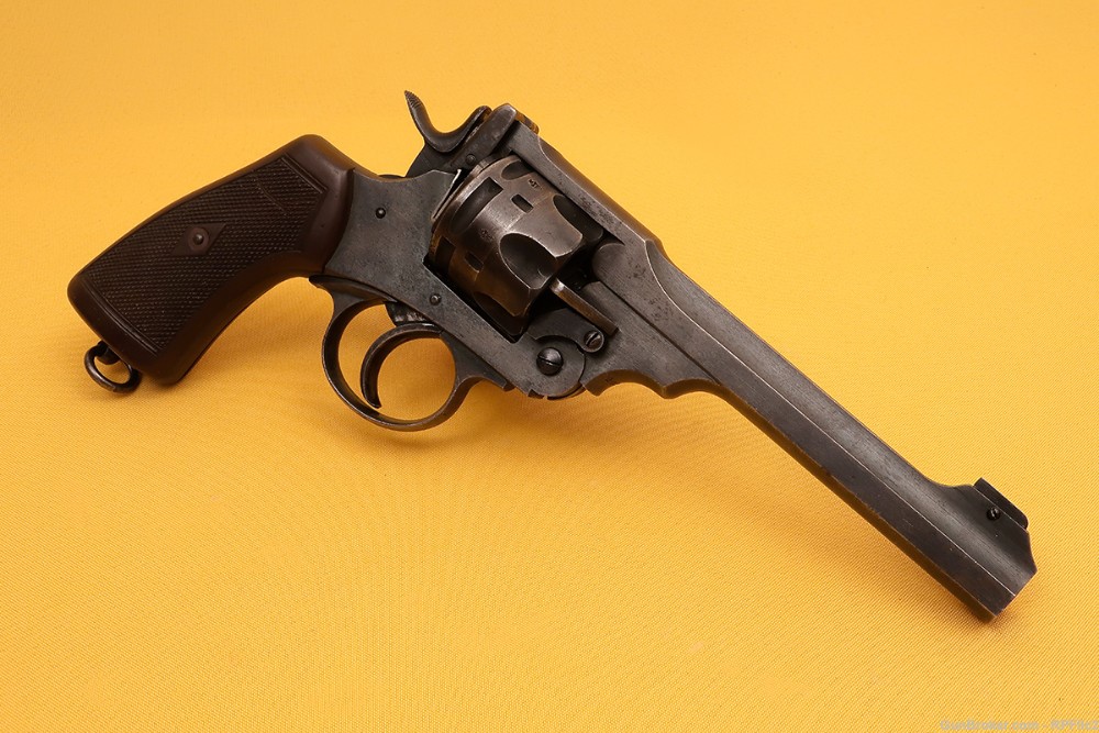 1917 British Webley Mk VI (Mark 6) Service Revolver - 455 Webley -img-1