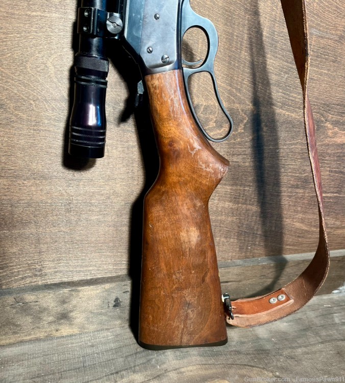 Marlin 36 Lever Action Rifle, 30-30 Win, With Redfield Scope-img-2