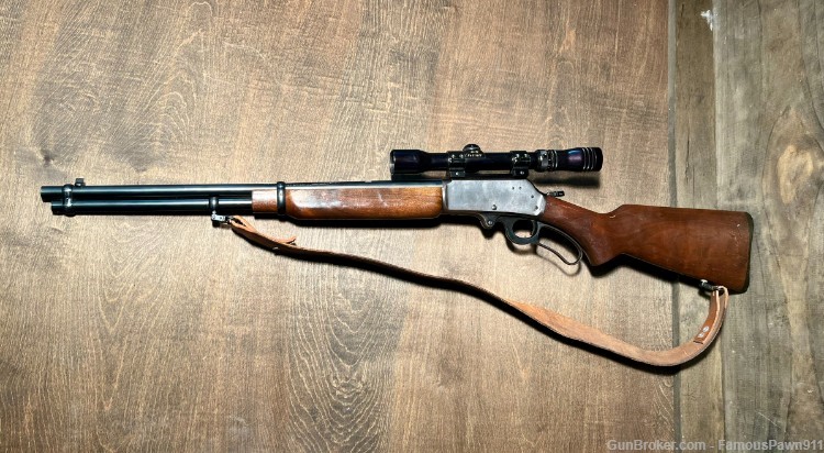 Marlin 36 Lever Action Rifle, 30-30 Win, With Redfield Scope-img-1