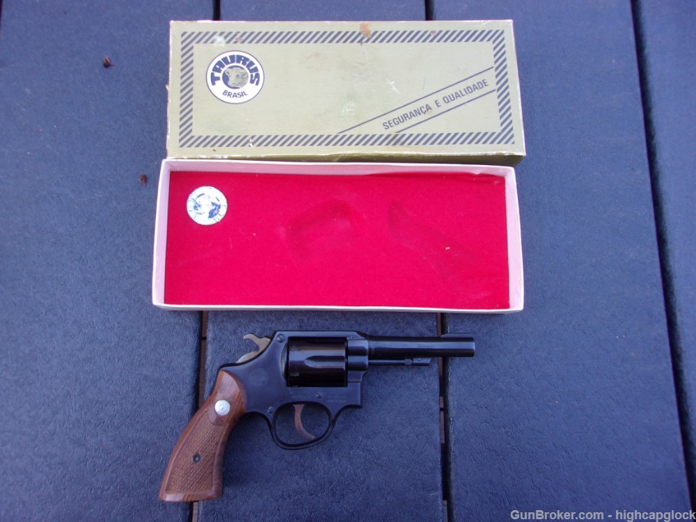 Taurus Model 80 .38 Spcl 4" Blued Revolver UNFIRED IN GOLD BOX $1START     -img-33
