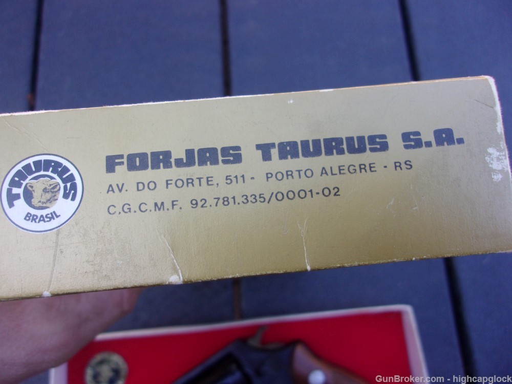 Taurus Model 80 .38 Spcl 4" Blued Revolver UNFIRED IN GOLD BOX $1START     -img-31