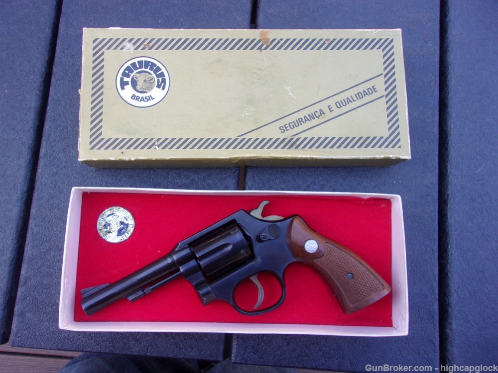 Taurus Model 80 .38 Spcl 4" Blued Revolver UNFIRED IN GOLD BOX $1START     -img-29