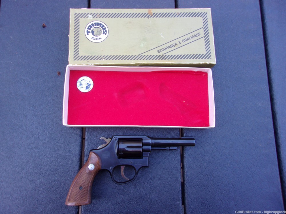 Taurus Model 80 .38 Spcl 4" Blued Revolver UNFIRED IN GOLD BOX $1START     -img-2