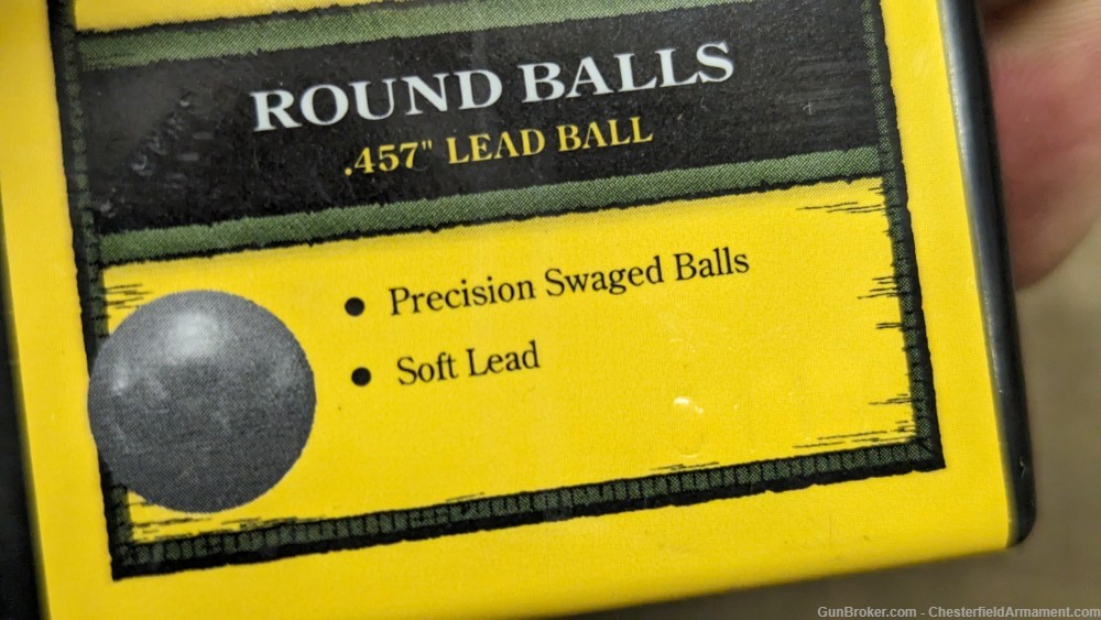 Speer 457 dia lead round balls,   sealed box-img-5