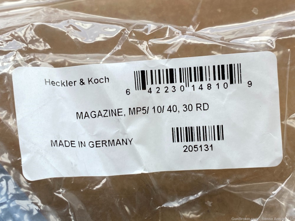 TWO (2) NEW Heckler & Koch HK MP5 30-Round 40 S&W 10mm AUTO Magazine German-img-2