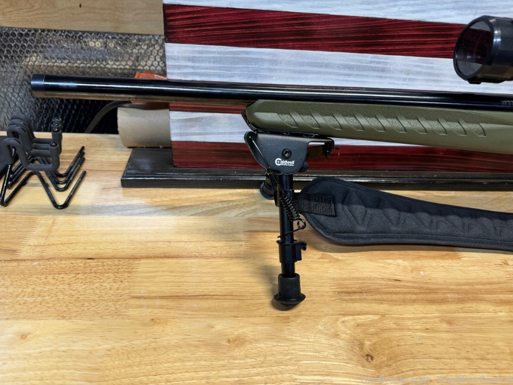 Ruger American Rimfire with Cabellas scope, rings, bipod, and sling- USED-img-5
