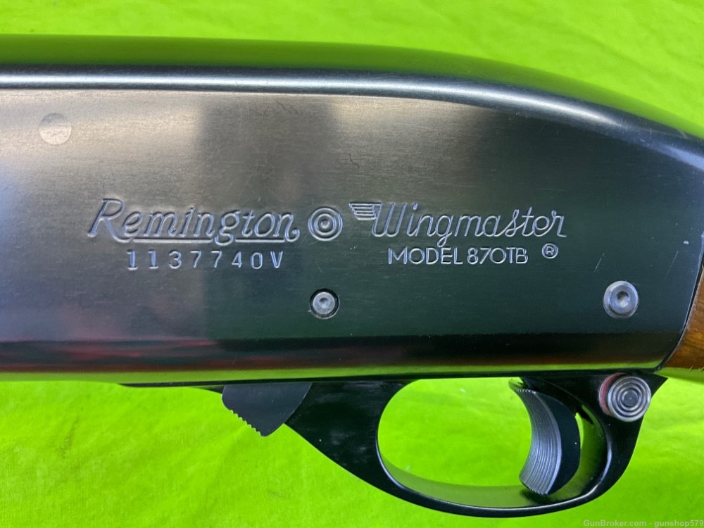 Vintage Remington 870 TB Trap 12 Ga 2 3/4 30 Inch Full Gloss Wingmaster -img-21