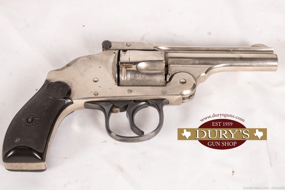 Harrington & Richardson Hammerless 2nd Model 38 S&W Durys # 17481-img-0