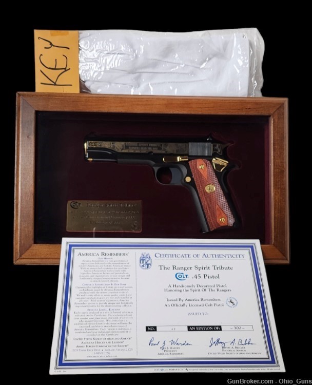 Colt .45 Commemorative .45Pistol with Locking Case  43 of 300-img-1