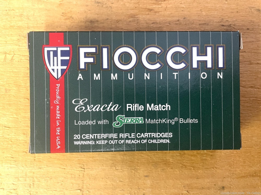Fiocchi .223 Rem., 100-Rds - 77 Gr Sierra Match King, 2,750fps, HPBT#223MKD-img-1