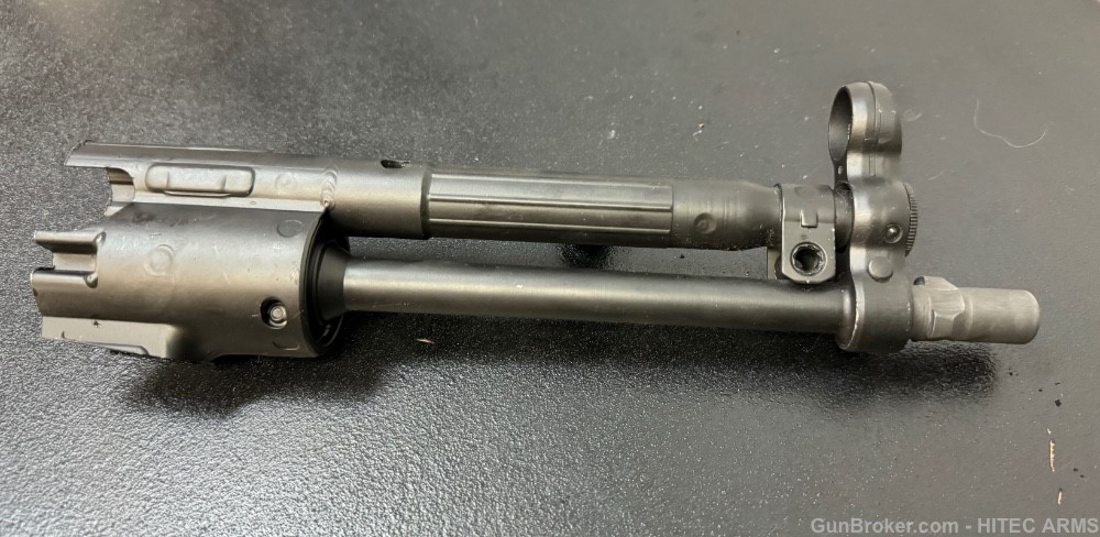 Demilled HK MP5 Barrel, trunion, cocking tube and front site 9mm-img-3