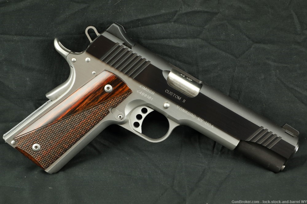 Kimber 1911 Custom II .45 ACP 5” Two Tone Semi-Auto Pistol w/ Original Box-img-3