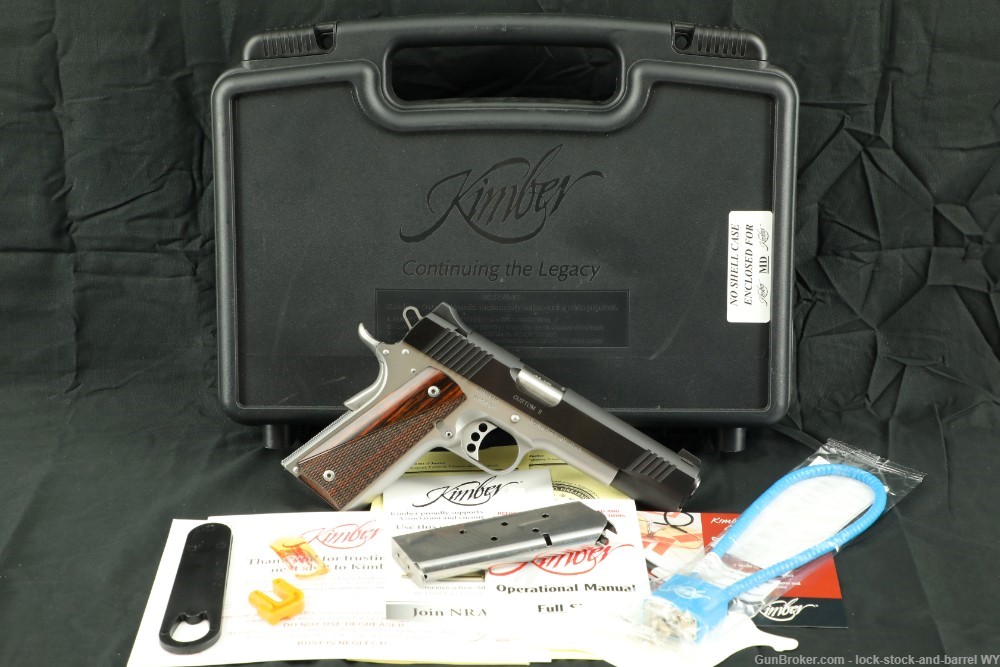 Kimber 1911 Custom II .45 ACP 5” Two Tone Semi-Auto Pistol w/ Original Box-img-2