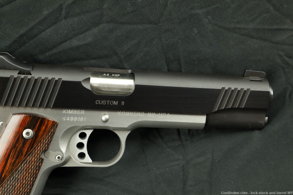 Kimber 1911 Custom II .45 ACP 5” Two Tone Semi-Auto Pistol w/ Original Box-img-5