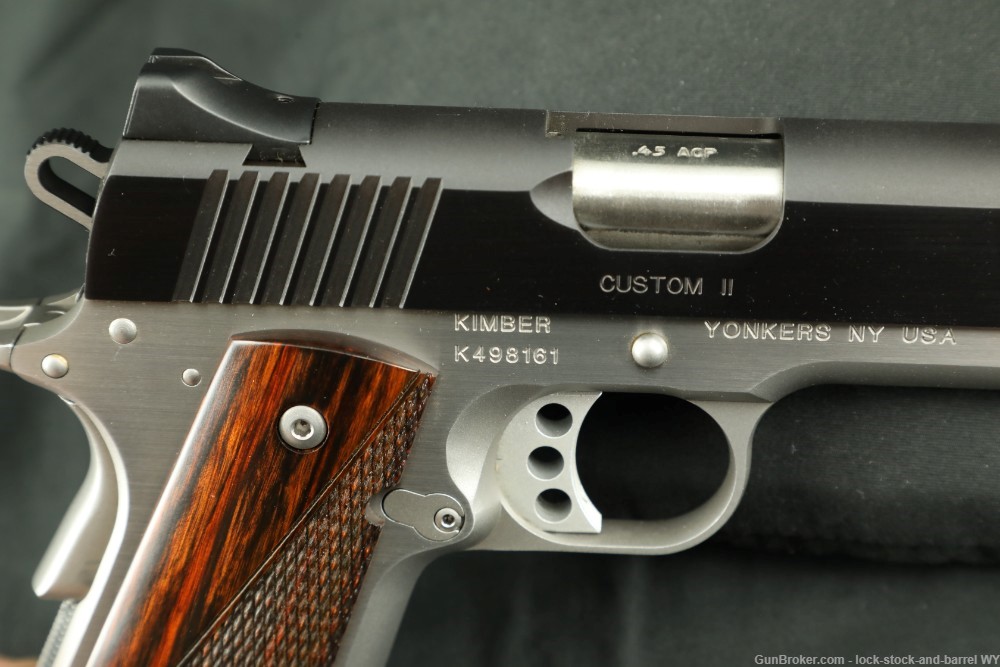 Kimber 1911 Custom II .45 ACP 5” Two Tone Semi-Auto Pistol w/ Original Box-img-18